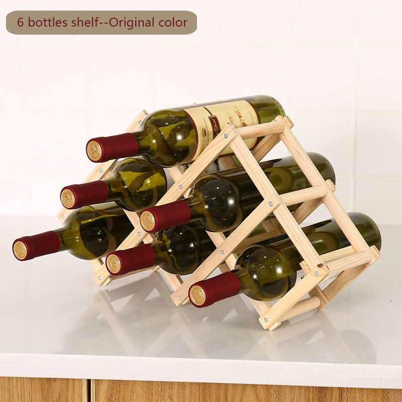 Collapsible Wooden Wine Rack #VEV41845