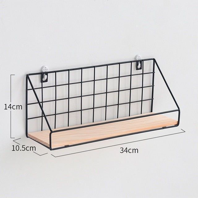 Nordic Wooden Wall Hanging Shelves Set NEO11659