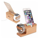 Wooden Charging Station for iPhone and Apple Watch