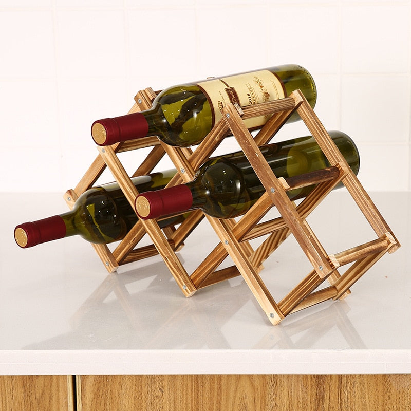 Collapsible Wooden Wine Rack #VEV41845
