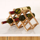 Collapsible Wooden Wine Rack