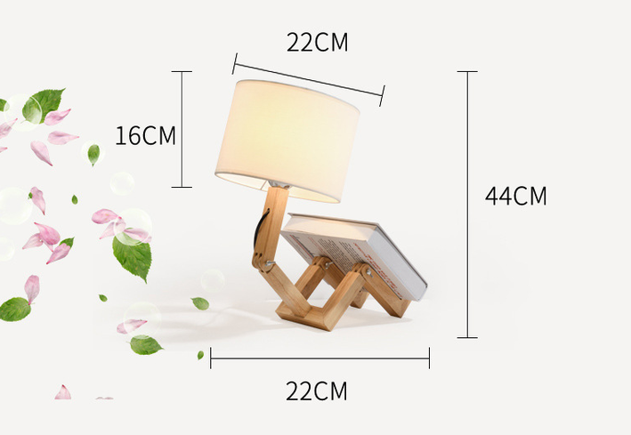 Wooden Table Lamp
