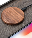 Walnut Wood Wireless Charging Pad