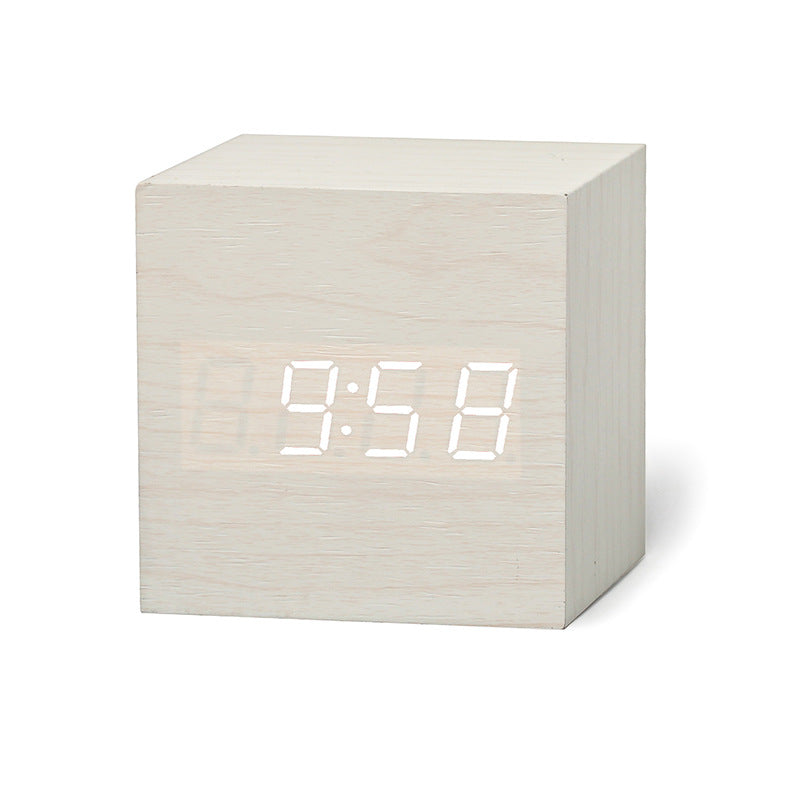 Wooden LED Digital Alarm Clock #AUR1776