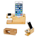 Wooden Charging Station for iPhone and Apple Watch