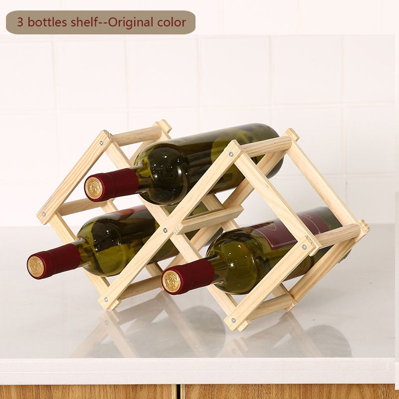 Collapsible Wooden Wine Rack #VEV41845