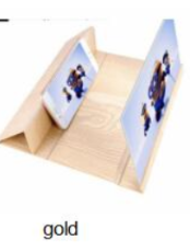 Folding Wooden Phone Screen Magnifier