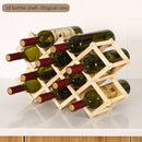 Collapsible Wooden Wine Rack