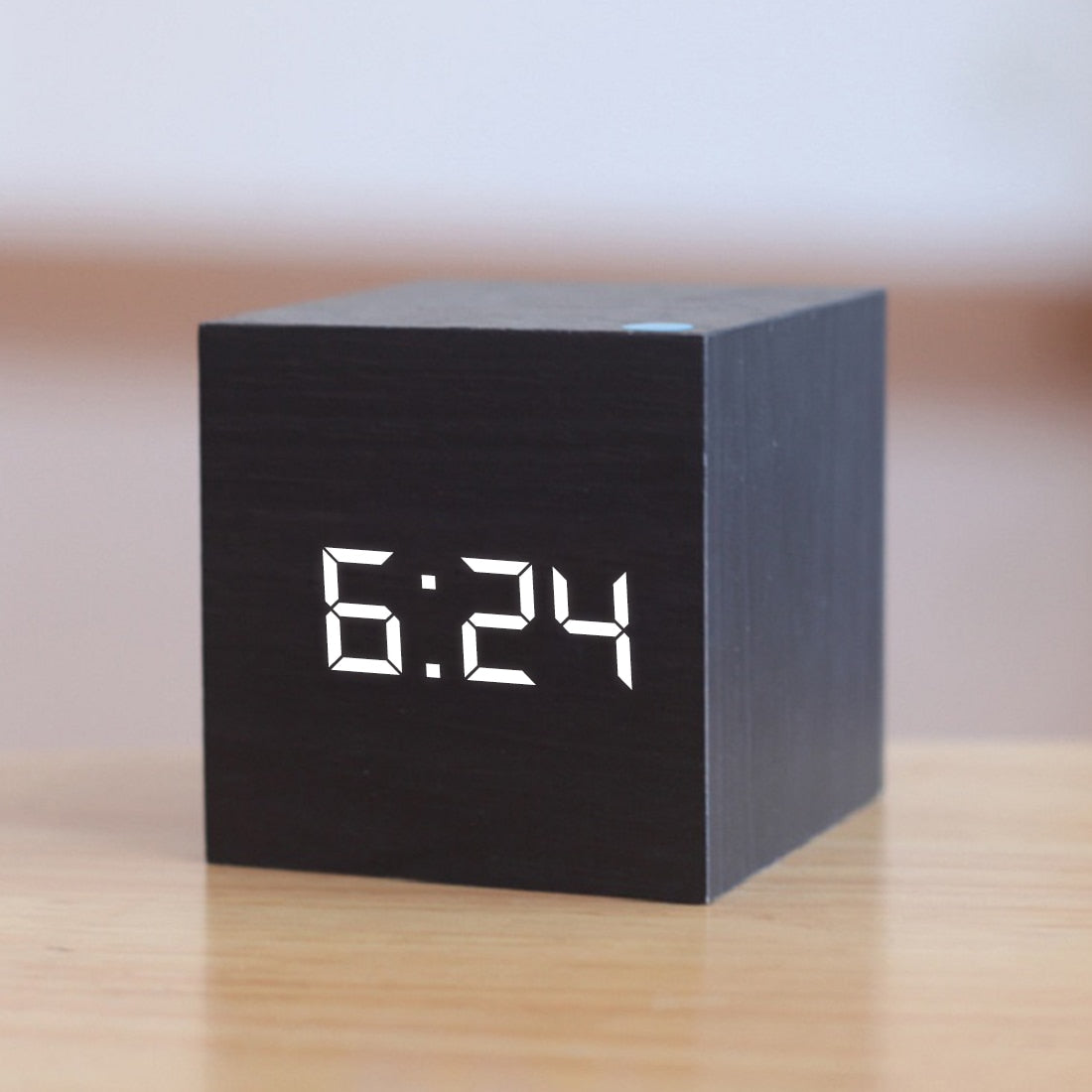 Wooden LED Digital Alarm Clock #AUR1776