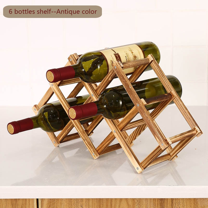Collapsible Wooden Wine Rack #VEV41845