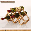 Collapsible Wooden Wine Rack