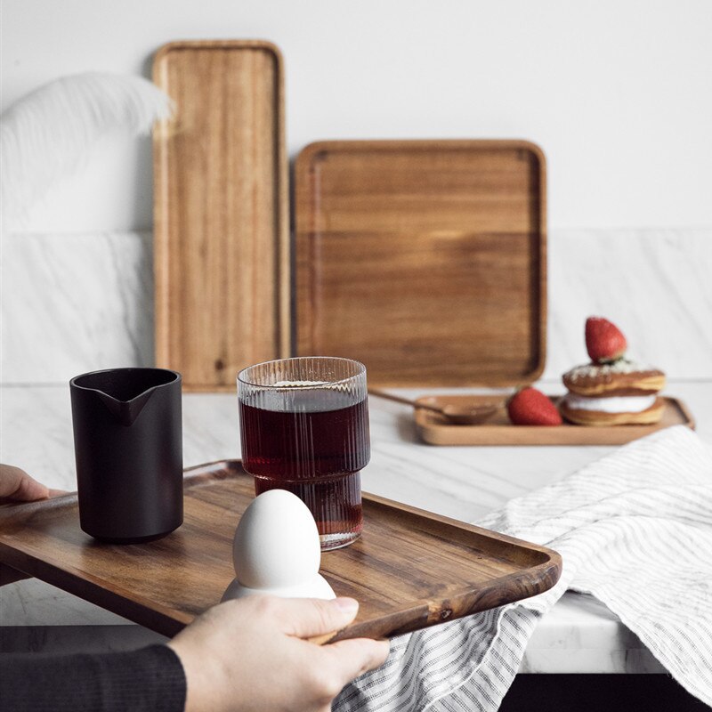 Homemade wooden dishes