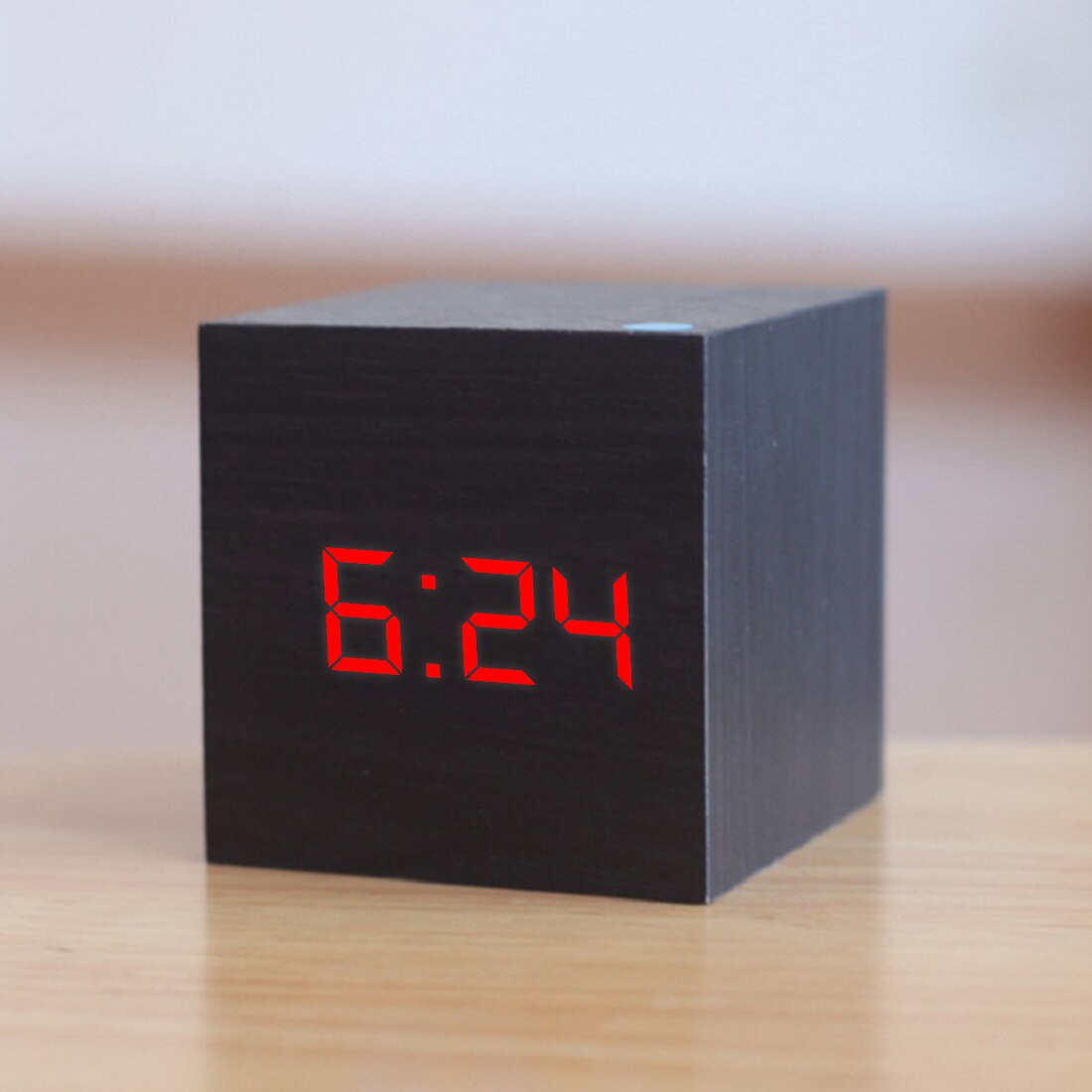 Wooden LED Digital Alarm Clock #AUR1776