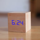 Wooden LED Digital Alarm Clock