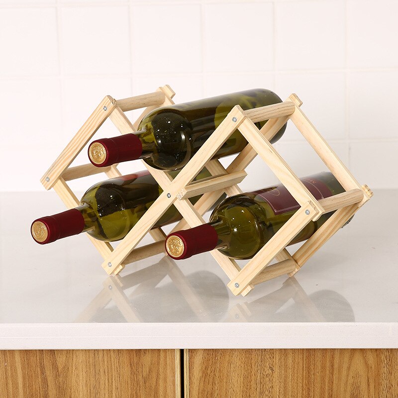 Collapsible Wooden Wine Rack #VEV41845