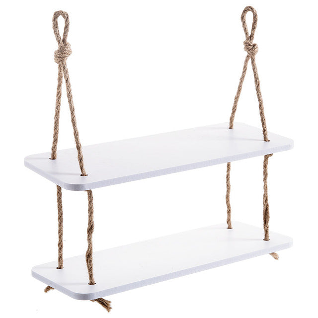 Wooden Hanging Storage Shelves VEV47925