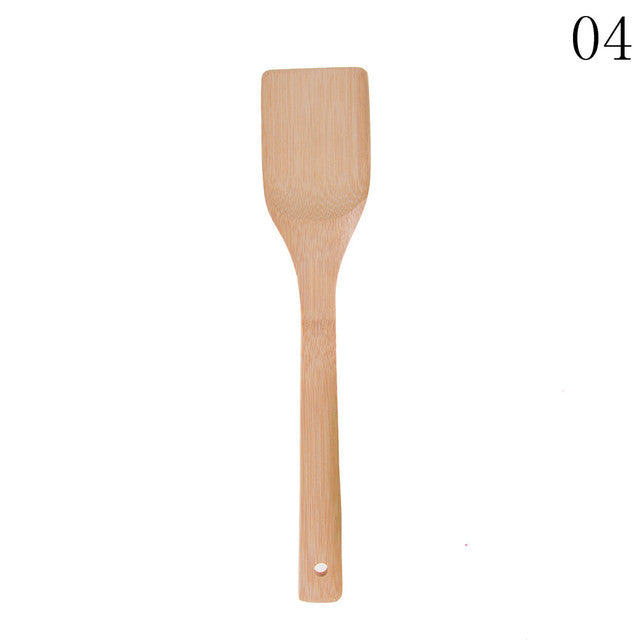 Eco Friendly Bamboo Kitchen Utensils Set #AUR1786