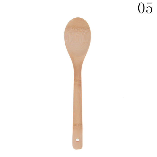 Eco Friendly Bamboo Kitchen Utensils Set #AUR1786
