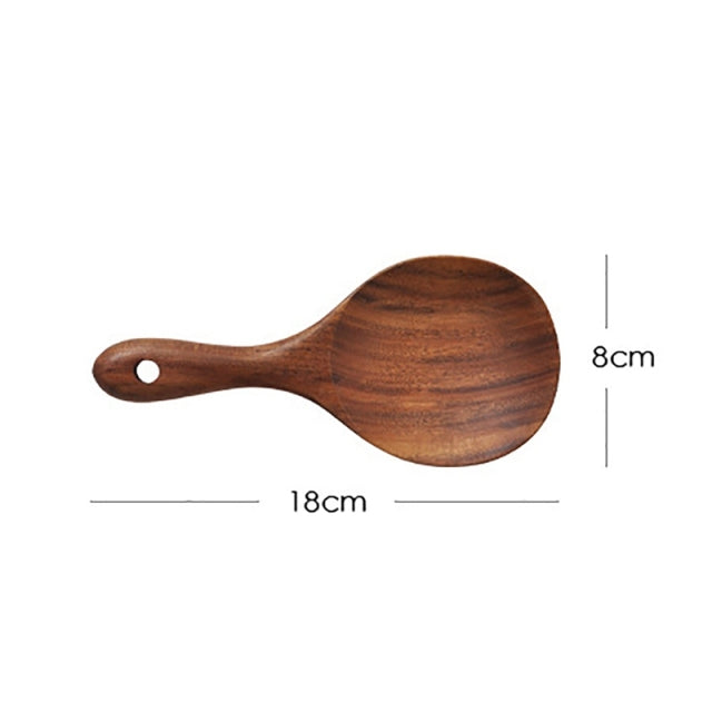 Dimension of Acacia Cooking Utensils