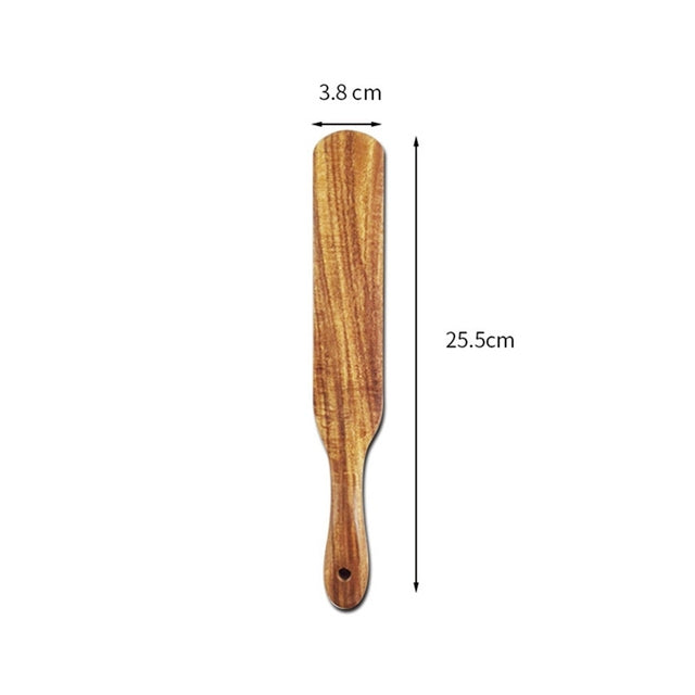 Heat Resistant Acacia Wooden Spatula Set #COU1112